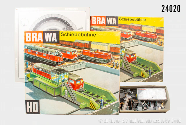 Brawa/Fleischmann H0: u.a. 2x 1180 Schiebebühne & 6652 Drehscheibe