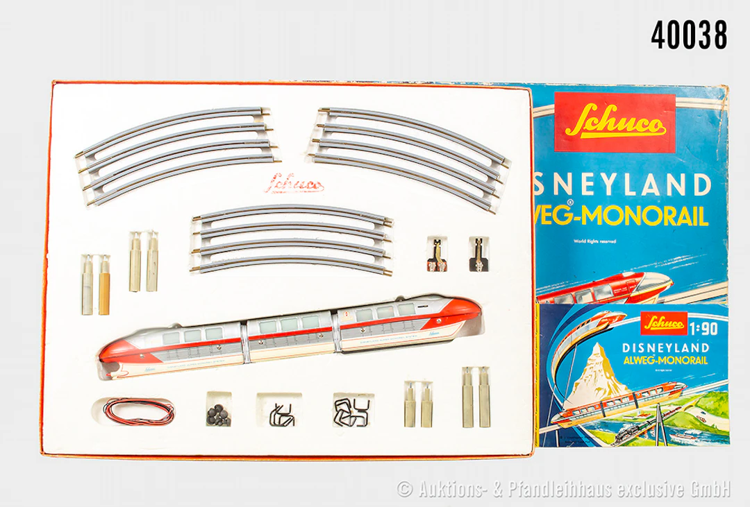 Schuco, Disneyland Allweg Monorail Bahn, Western Germany, 1:90, augenscheinlich