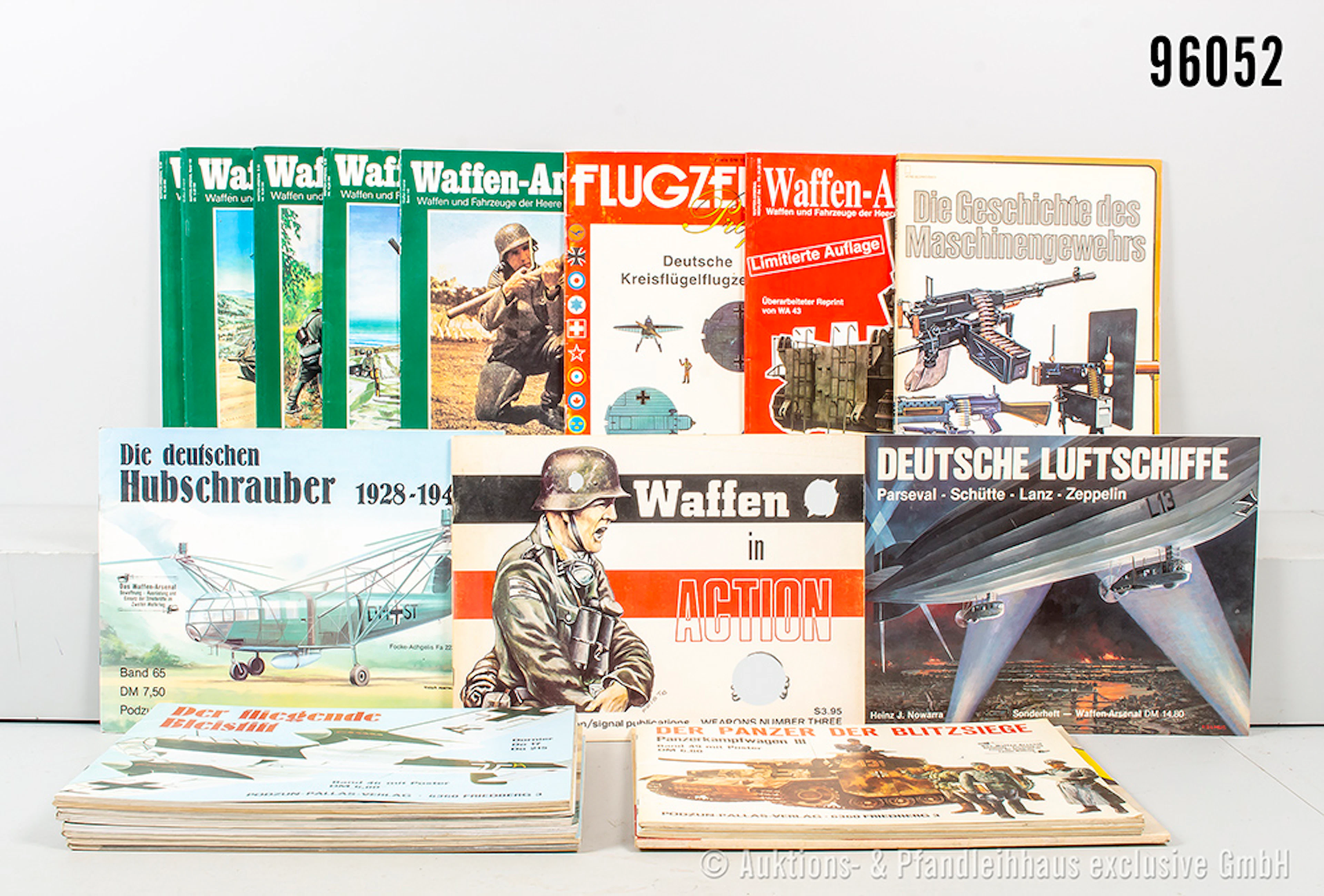 Konv. 25 Zeitschriften Militaria, u.a. Waffen-Arsenal und Fachliteratur
