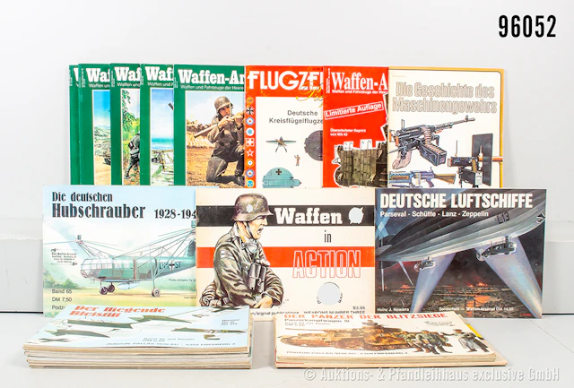 Konv. 25 Zeitschriften Militaria, u.a. Waffen-Arsenal und Fachliteratur