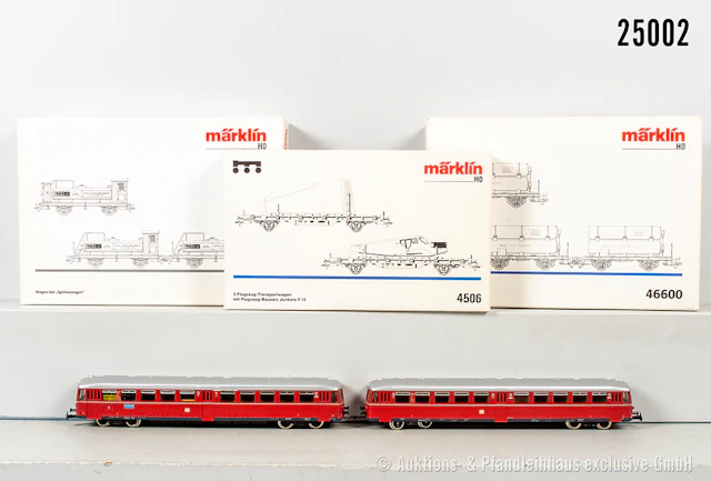 Märklin/Hamo H0: Akku-Triebzug, DB, BN 515 660-9, 3x Wagenpack. 46600/46290/4506