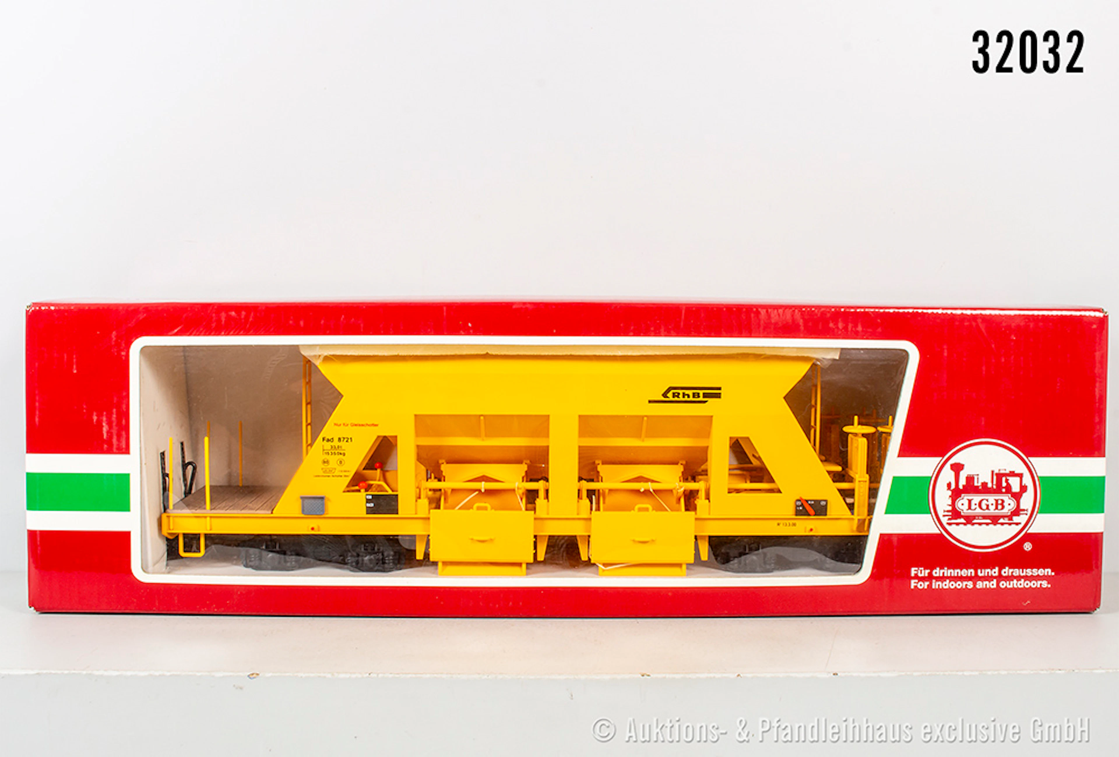 LGB Spur 2m: 46690 Selbstentladewagen, RhB, Z 0-1, OVP