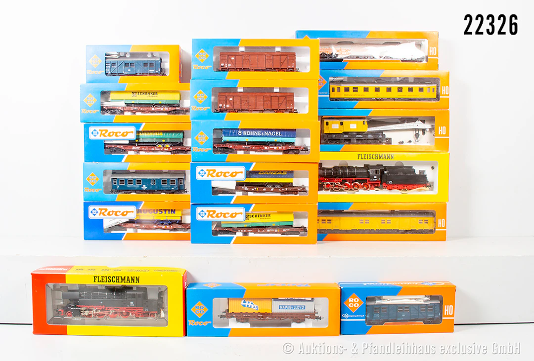 Fleischmann/Roco H0: 1105 Schlepptenderlok, DB, BN 50 622 & 1165 Tender-Lok