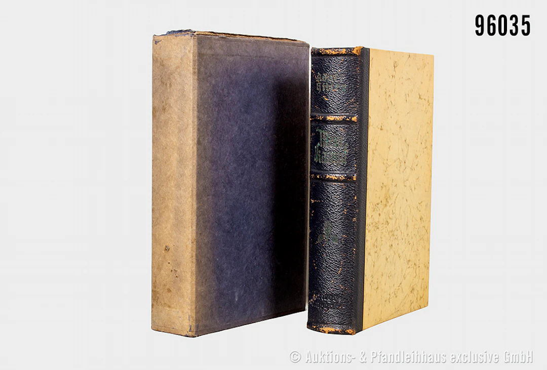 Adolf Hitler "Mein Kampf", Halblederausf. von 1940, Hochzeitsausgabe