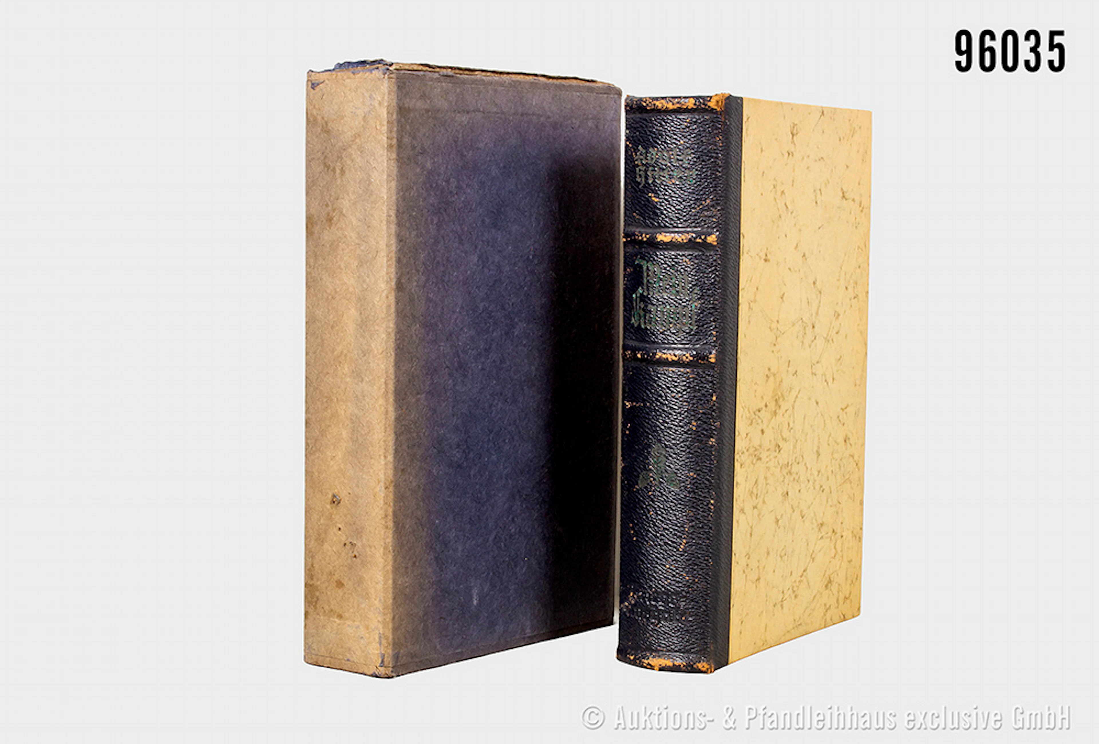 Adolf Hitler "Mein Kampf", Halblederausf. von 1940, Hochzeitsausgabe