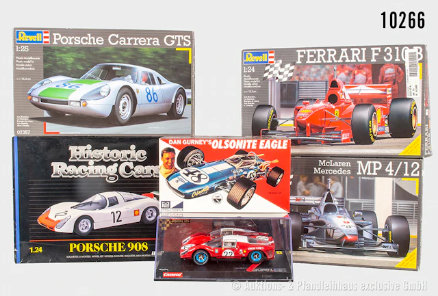 Konv. Bausätze und Modellautos, dabei Revell McLaren Mercedes MP 4/12