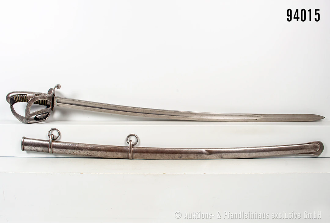 Preußen, Kavallerie-Säbel Modell 1852, Hersteller "W.Clauberg Solingen"