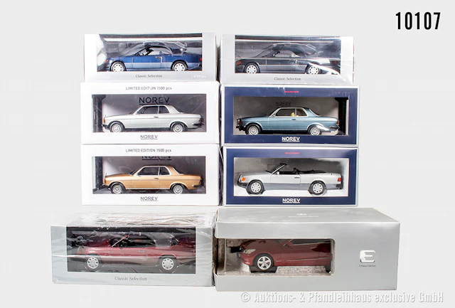 Norev Mercedes-Benz Modelle, Metall, 1:18, Z 0, OVP