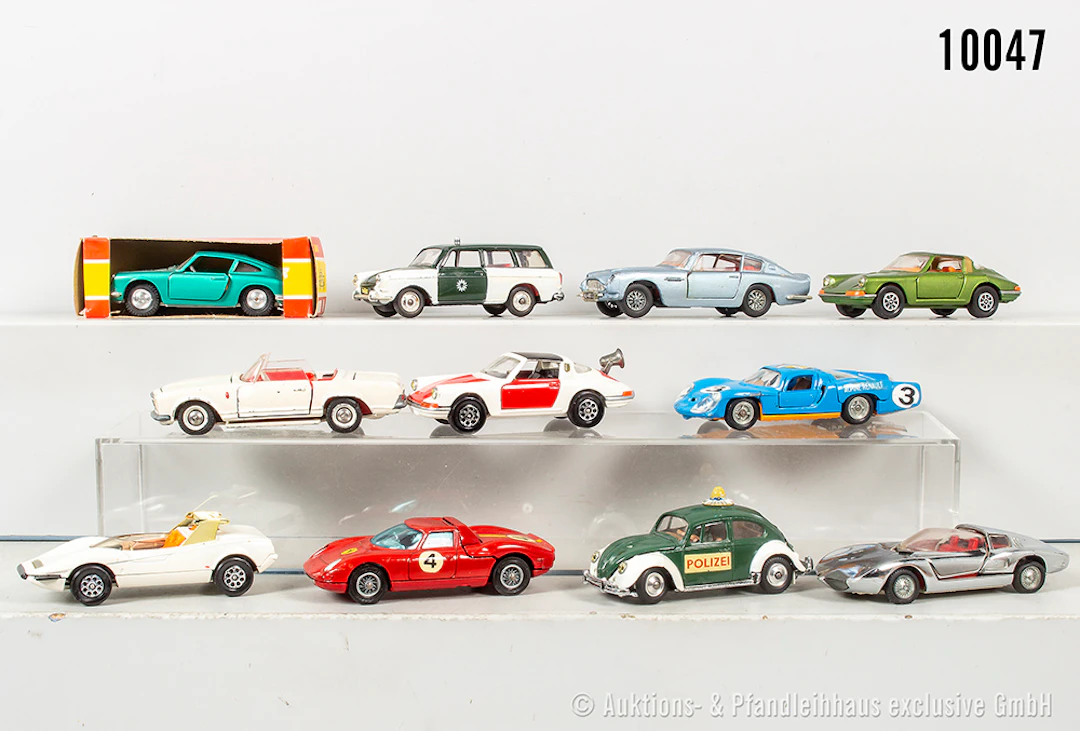 Konv. Modellautos, dabei Corgi Toys, Dinky Toys, Tekno, Märklin usw.
