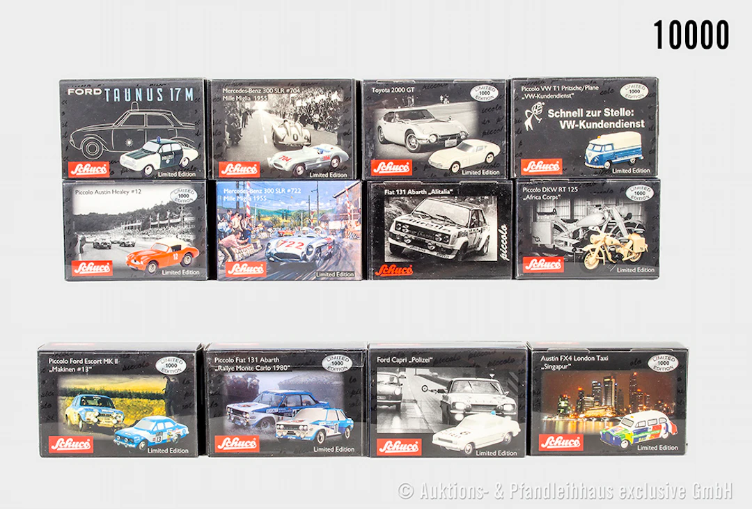 Schuco Piccolo Modellautos, limited Edition 1000, Metall, 1:90, Z 0, OVP