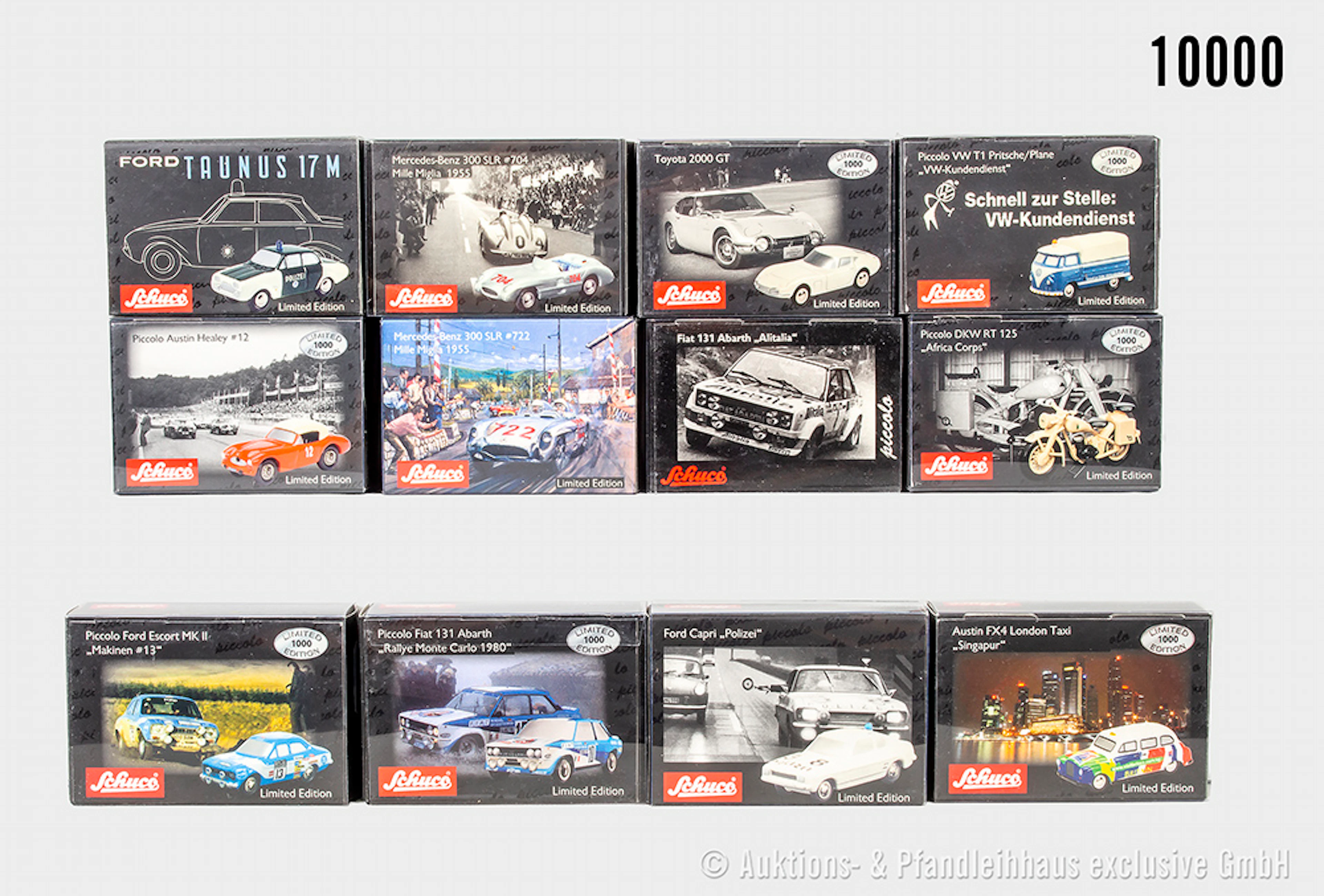 Schuco Piccolo Modellautos, limited Edition 1000, Metall, 1:90, Z 0, OVP