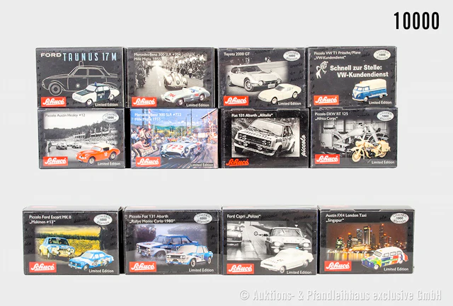 Schuco Piccolo Modellautos, limited Edition 1000, Metall, 1:90, Z 0, OVP