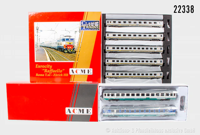 ACME H0 Reisezugwagen-Set: FS, 55219, 55148, Z 0-1, OVP
