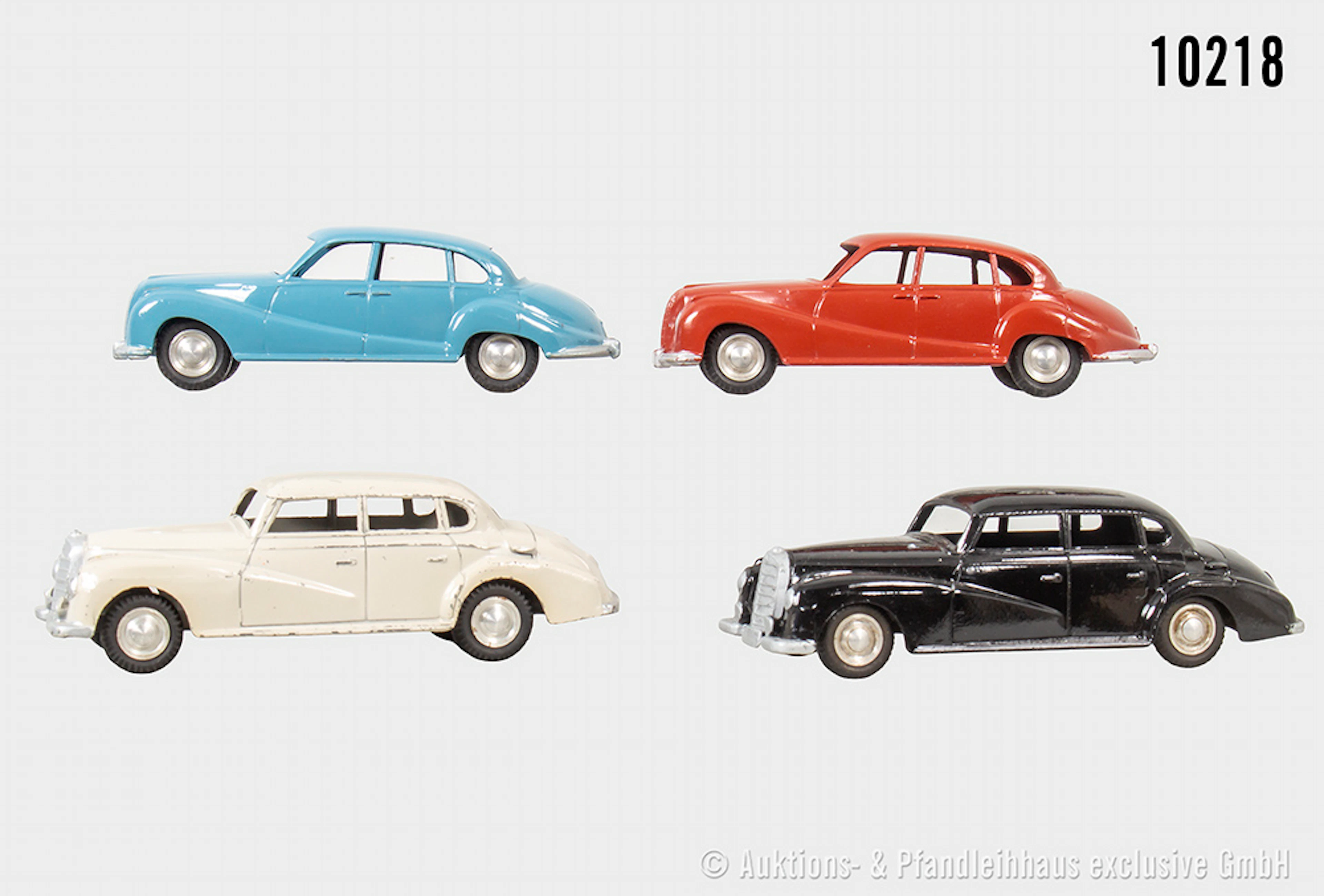 Märklin Modellfahrzeuge, dabei 2x 5524 BMW 504 und 502, 8003 Mercedes