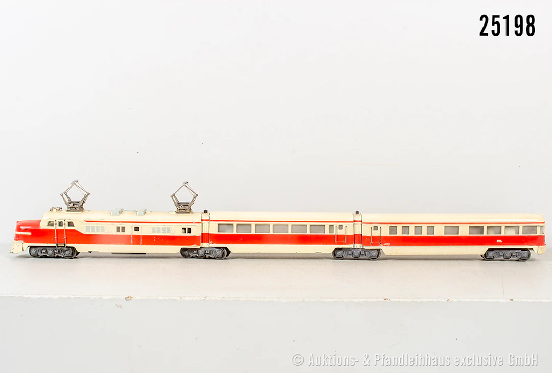 Märklin H0: ST 800 Typ 6, 3 tlg. E-Triebzug, Z2, in Glasröhre