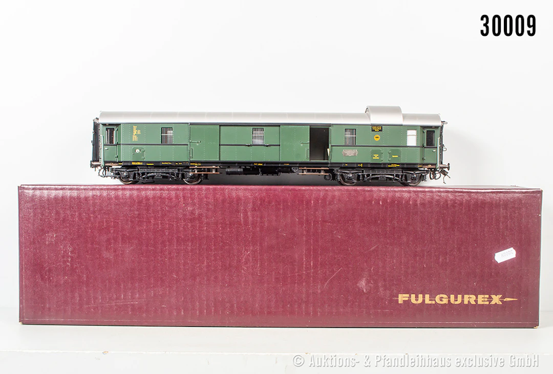 Fulgurex Spur 0: Gepäckwagen, DRG, BN 105122 Halle, Innenbeleuchtung