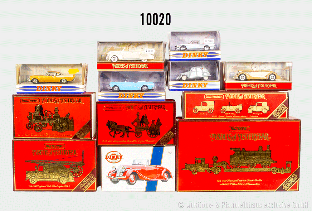 H0 Modellfahrzeuge, Dinky Toys und Models of Yesteryear, u.a. YS-16