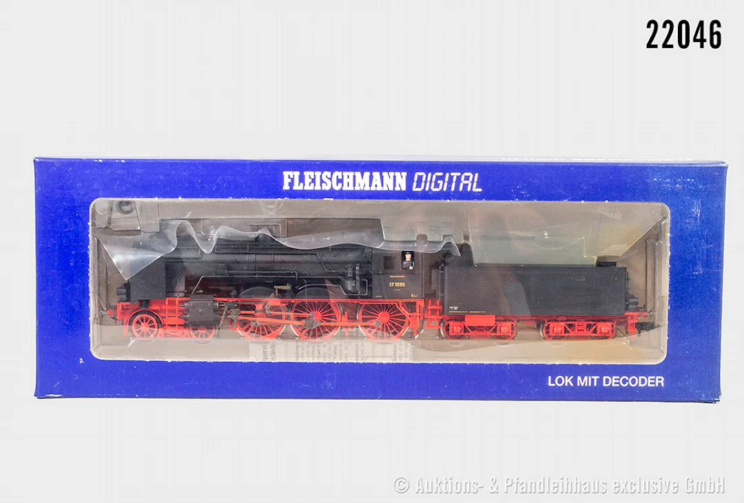 Fleischmann digtial H0: 74117 Dampflok, DRG, BN 17 1095, Sound, Z 1-2, OVP