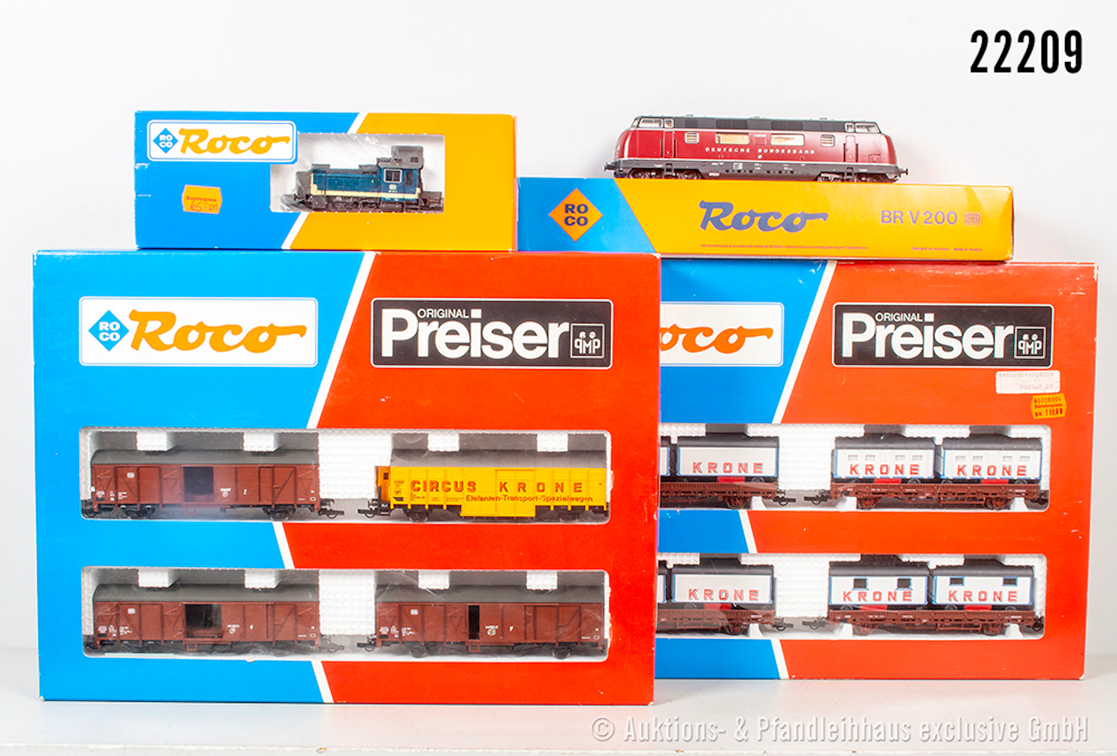 Roco H0: 2x Diesellok, DB, 43522, BN V200 035 & 43748, DB, BN 333
