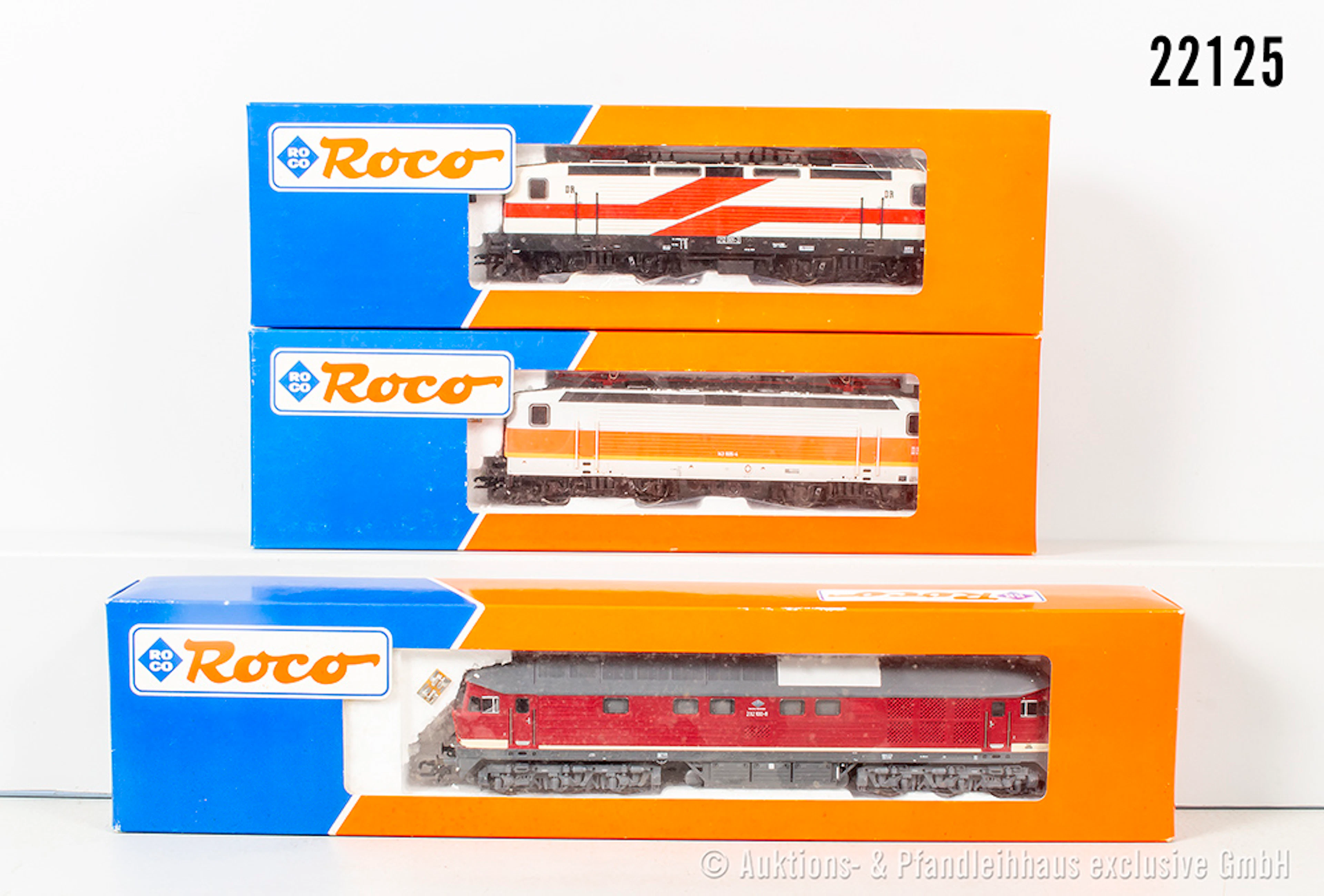 Roco H0, DR: 43689 E-Lok, BN 212 001-2 & 43683 E-Lok, BN 143 605-4