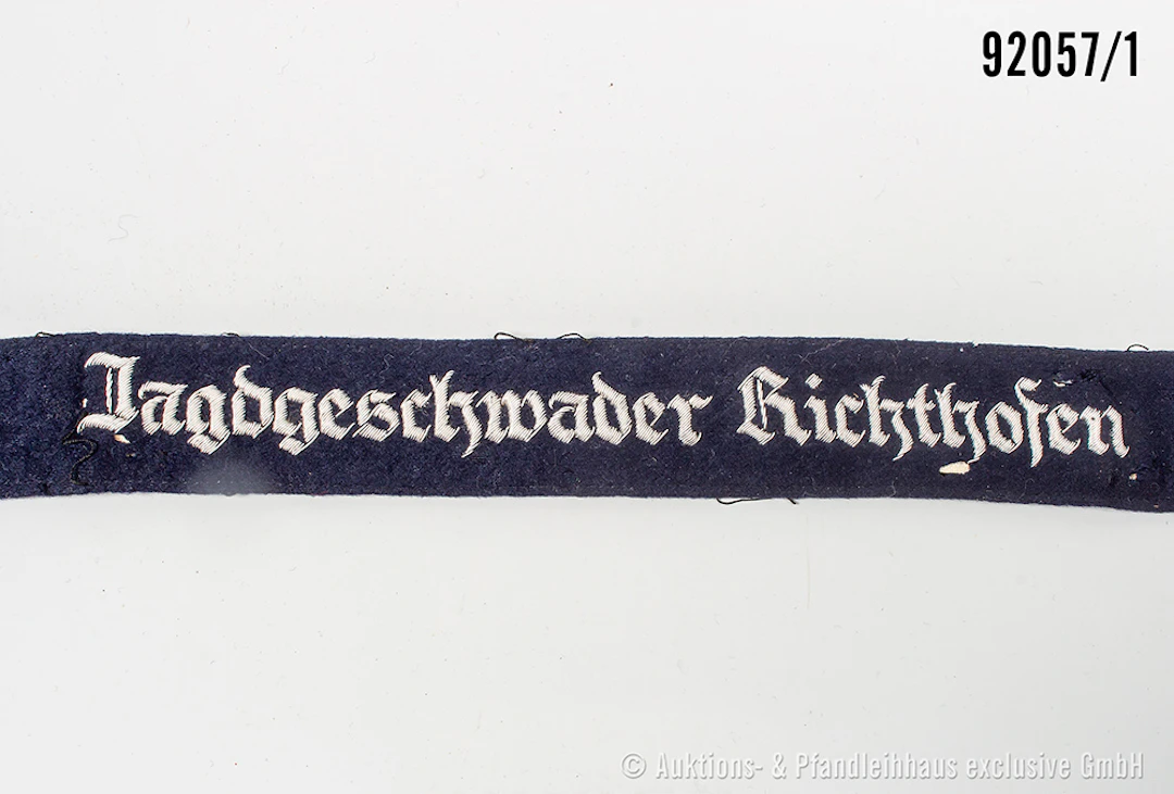 Ärmelband für Offiziere "Jagdgeschwader Richthofen", L ca. 46 cm