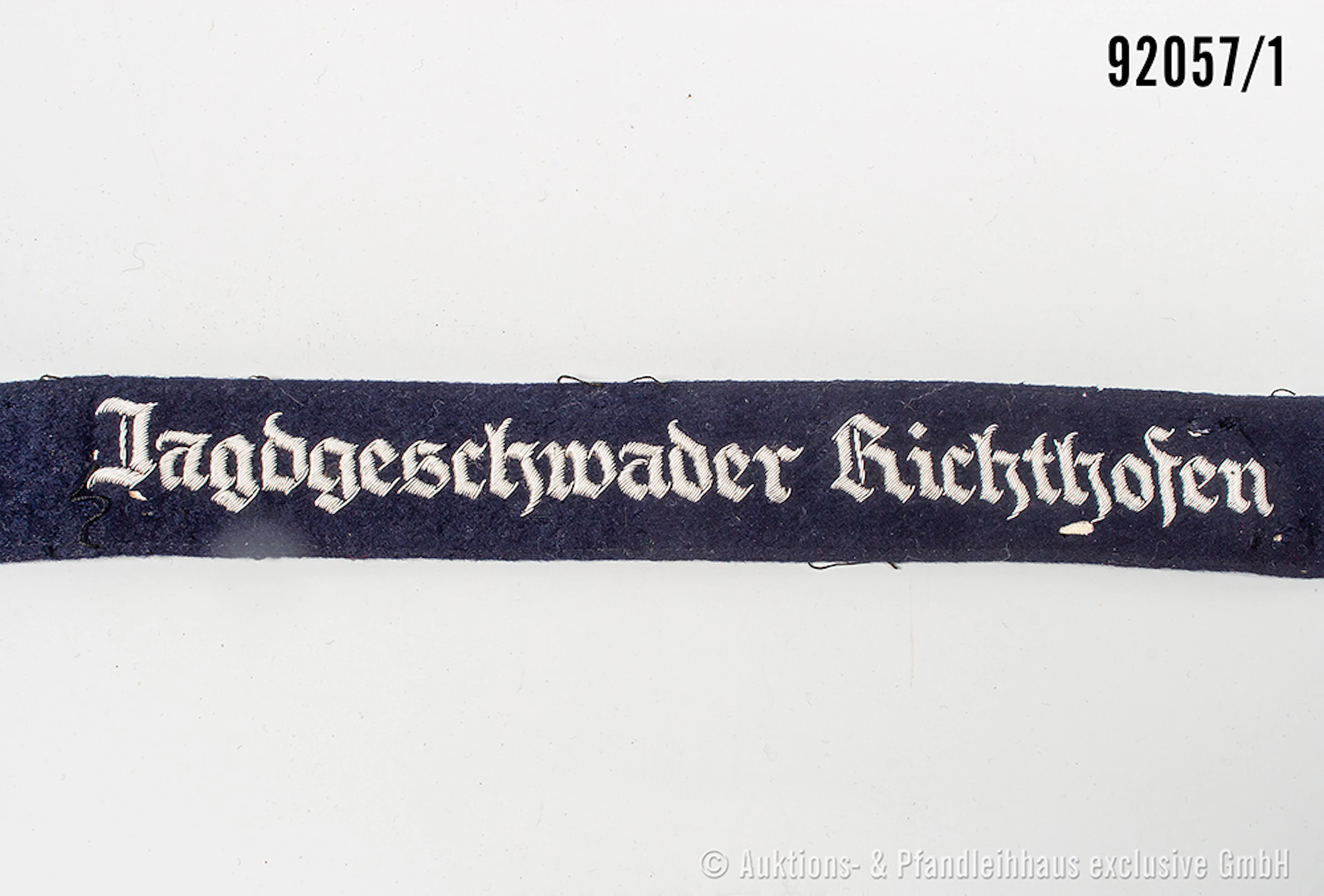 Ärmelband für Offiziere "Jagdgeschwader Richthofen", L ca. 46 cm