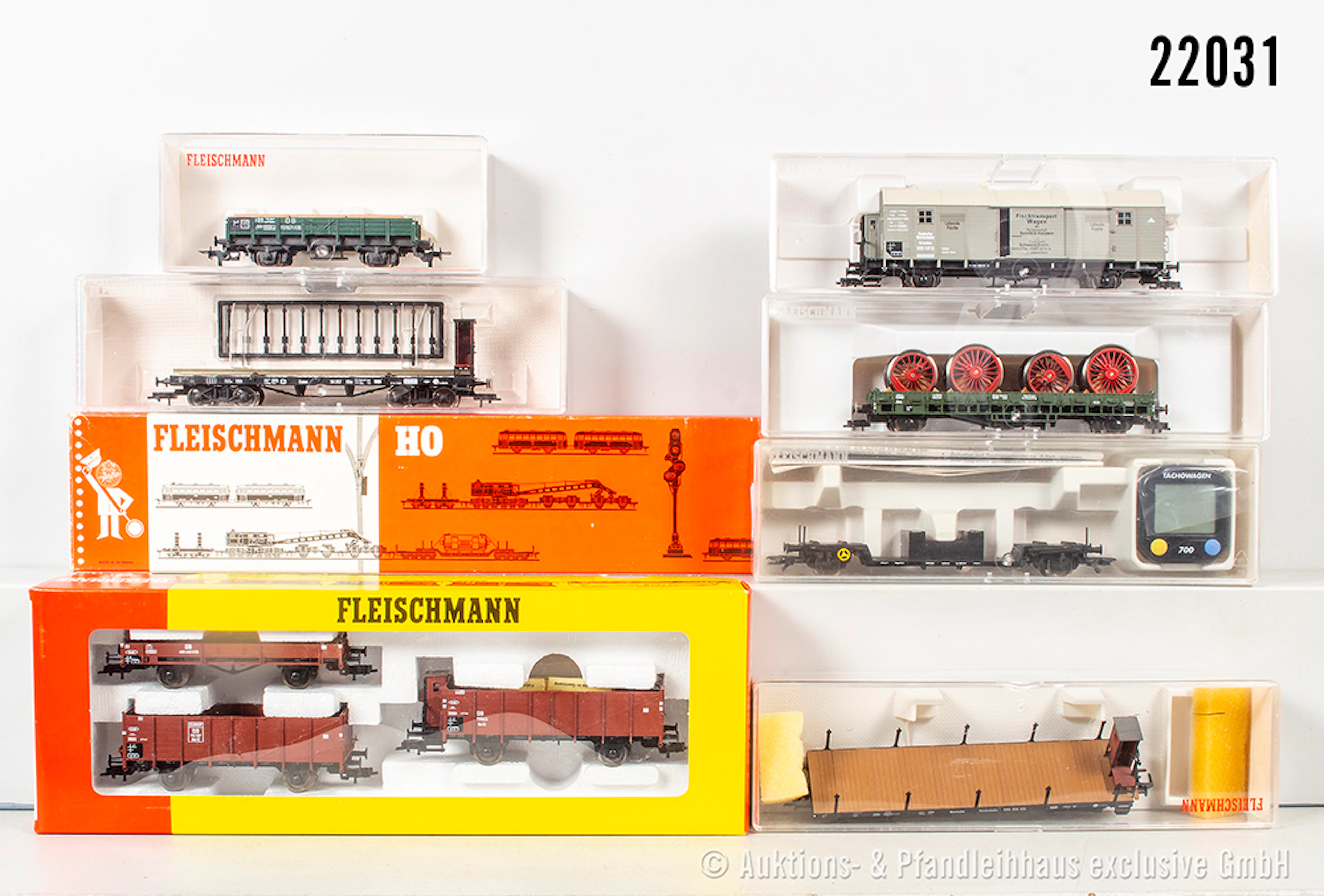 Fleischmann H0: ca. 8 Güterwagenpackungen, Z 0-2, OVP