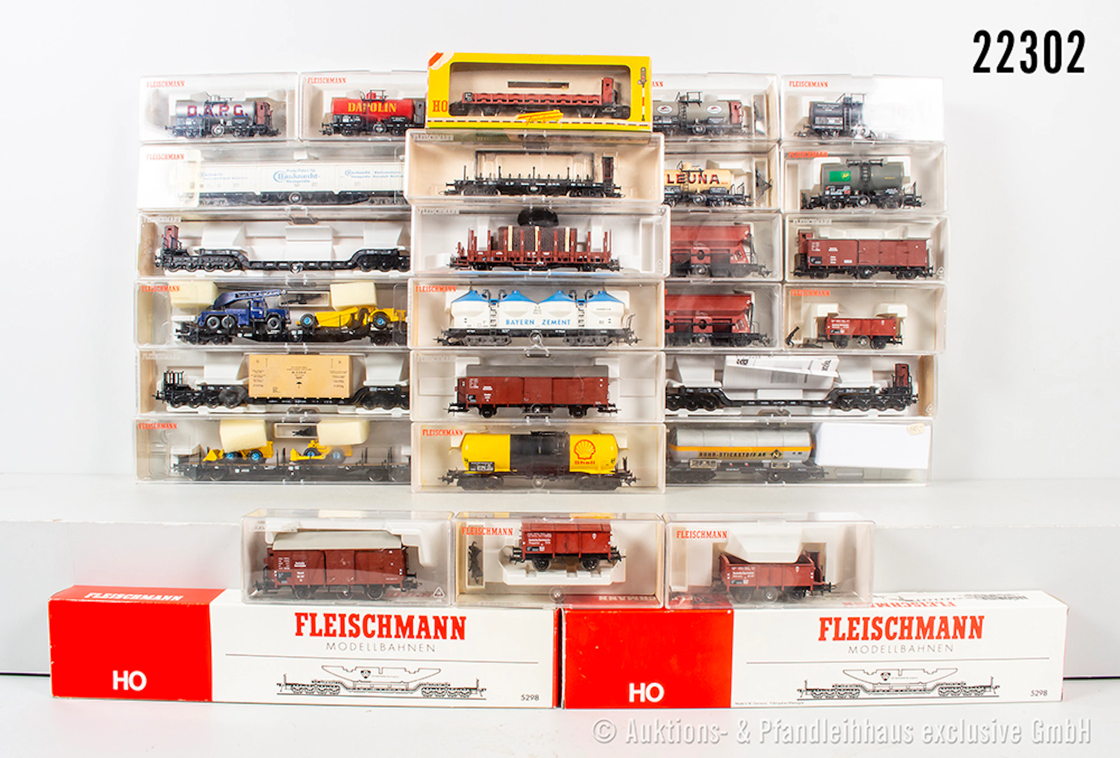 Fleischmann H0 ca. 28x Güterwagen: Z 1-3, OVP
