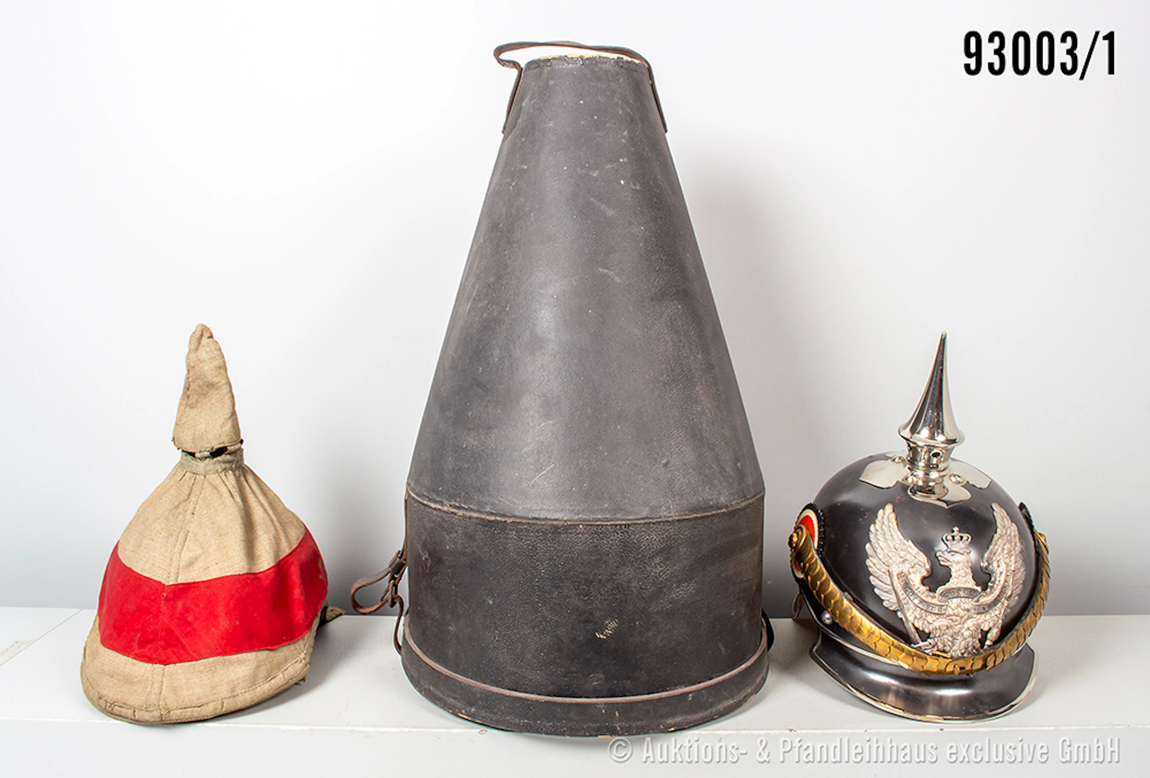 Preußen, Pickelhaube für Einjährig-Freiwillige der Jäger zu Pferde