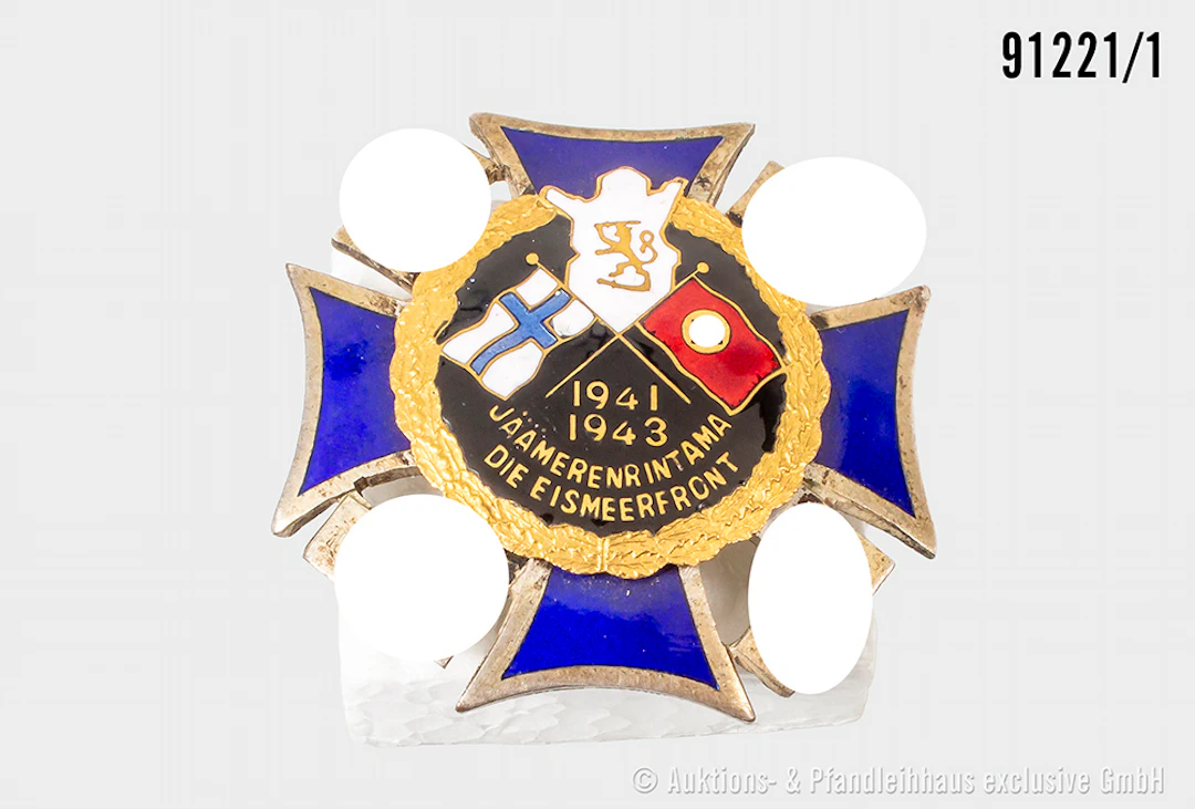 Finnland Nordfrontkreuz 1941-1943, 2. Ausgabe, guter Zustand mit Altersspuren