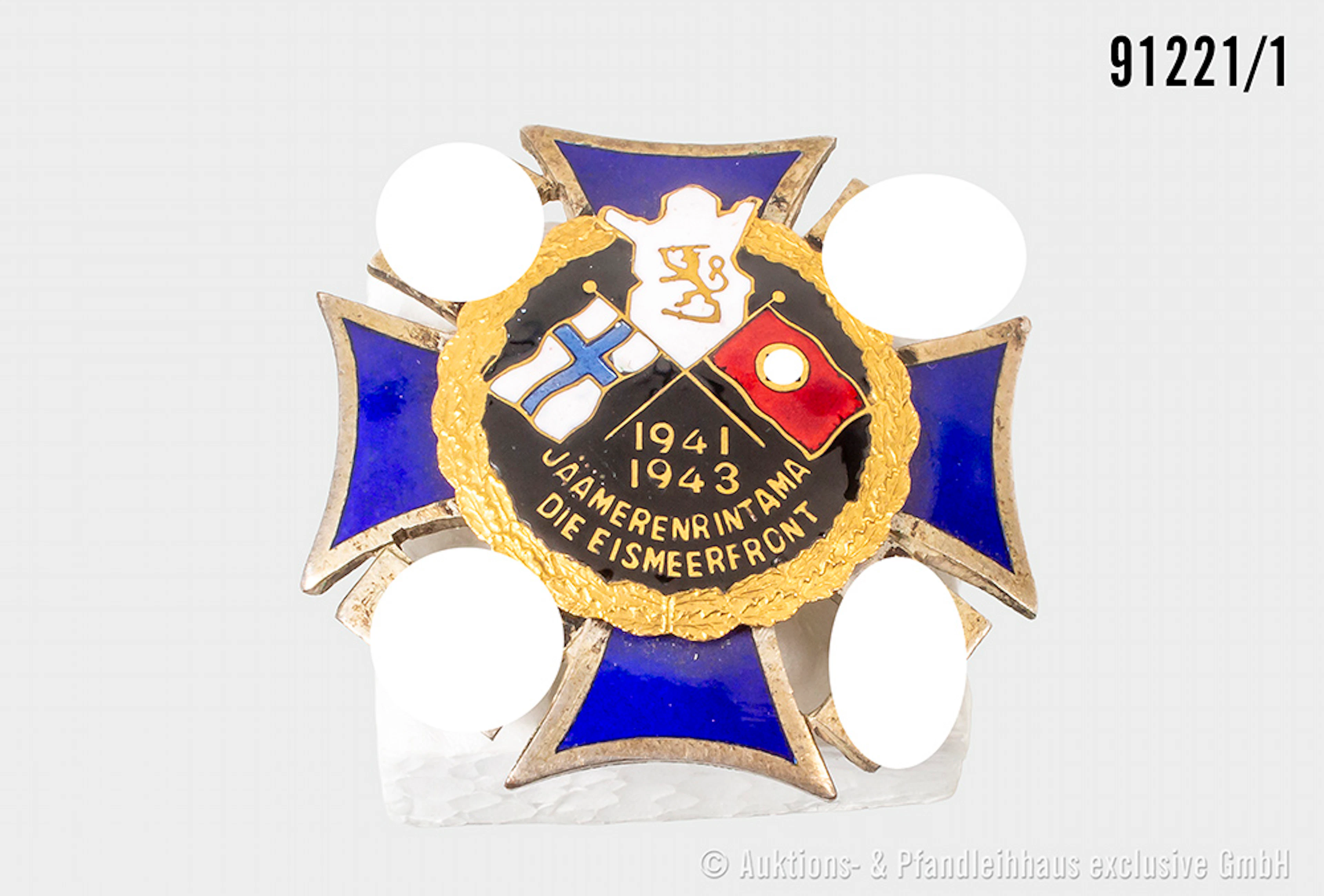 Finnland Nordfrontkreuz 1941-1943, 2. Ausgabe, guter Zustand mit Altersspuren