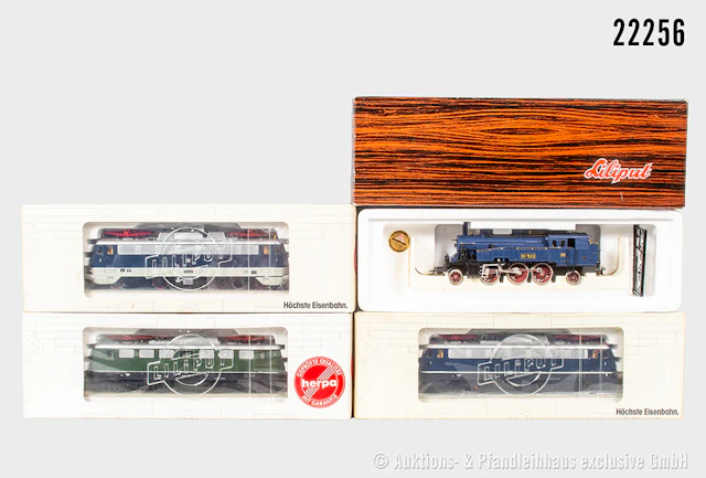 Liliput H0: 110891 E-Lok, DB, BN E10 340 & 110281 E-Lok, DB, BN E10