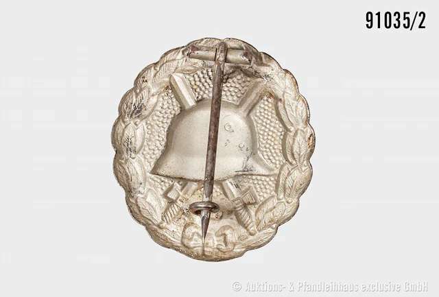 Konv. EK 2 1914, Hessische Tapferkeitsmedaille mit beschädigter Verleihungstüte