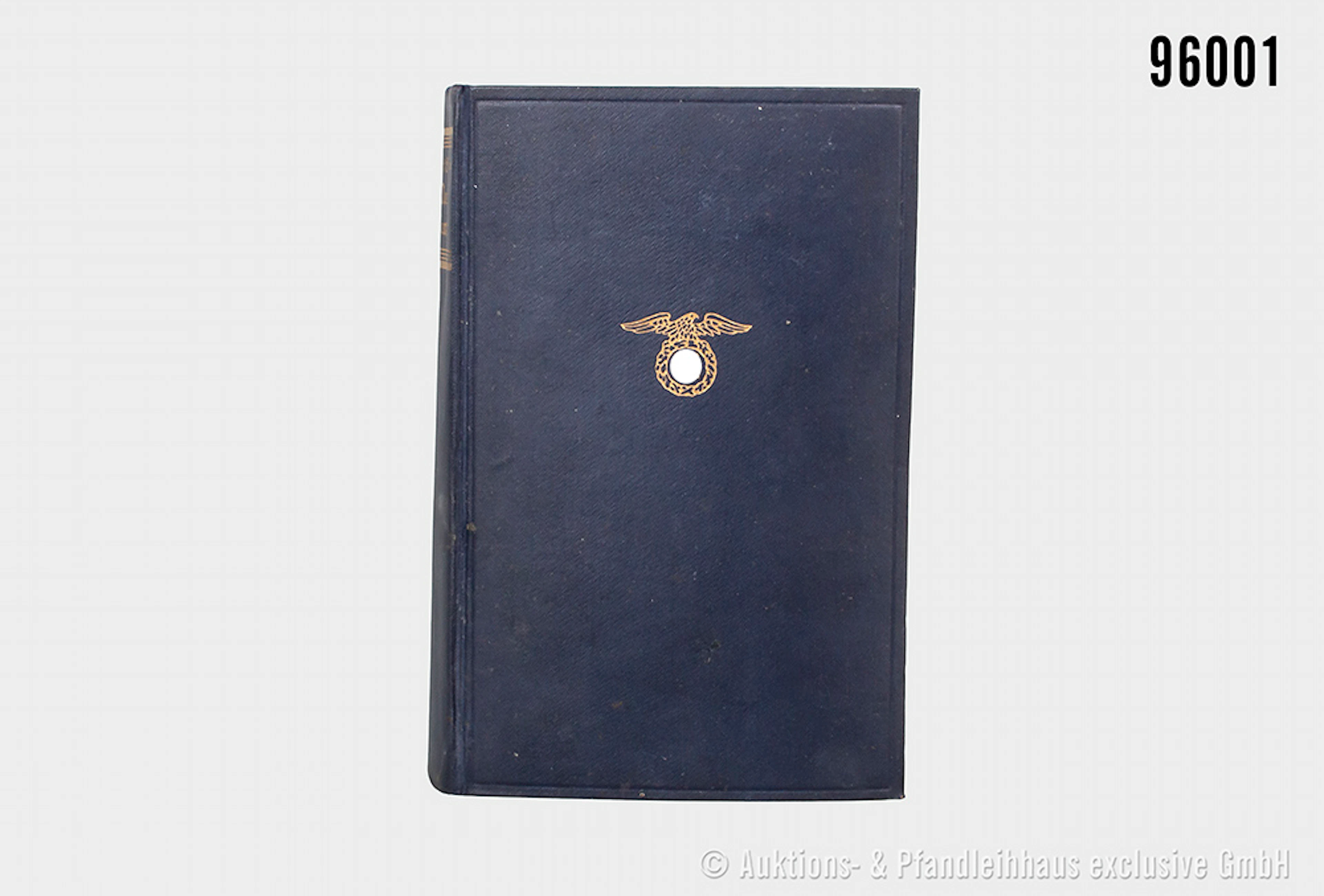 Adolf Hitler "Mein Kampf", blaue Leinenausführung von 1934, guter
