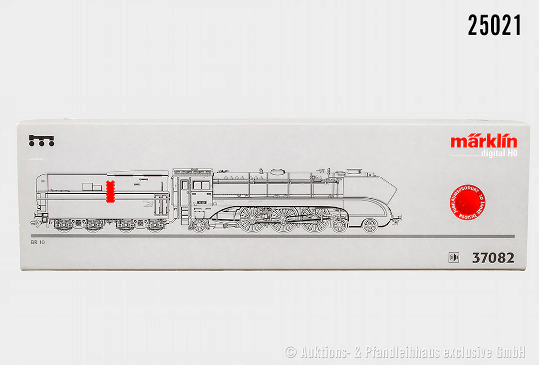 Märklin digital H0: 37082 Dampflok, DB, BN 10 001 (rot), Sound, Fahrwerksbeleuch