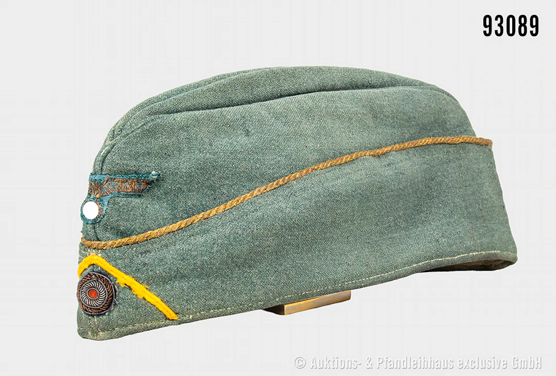 Schiffchen der Kriegsmarine, feldgraue Offiziersausf. der Marine-Landeinheiten