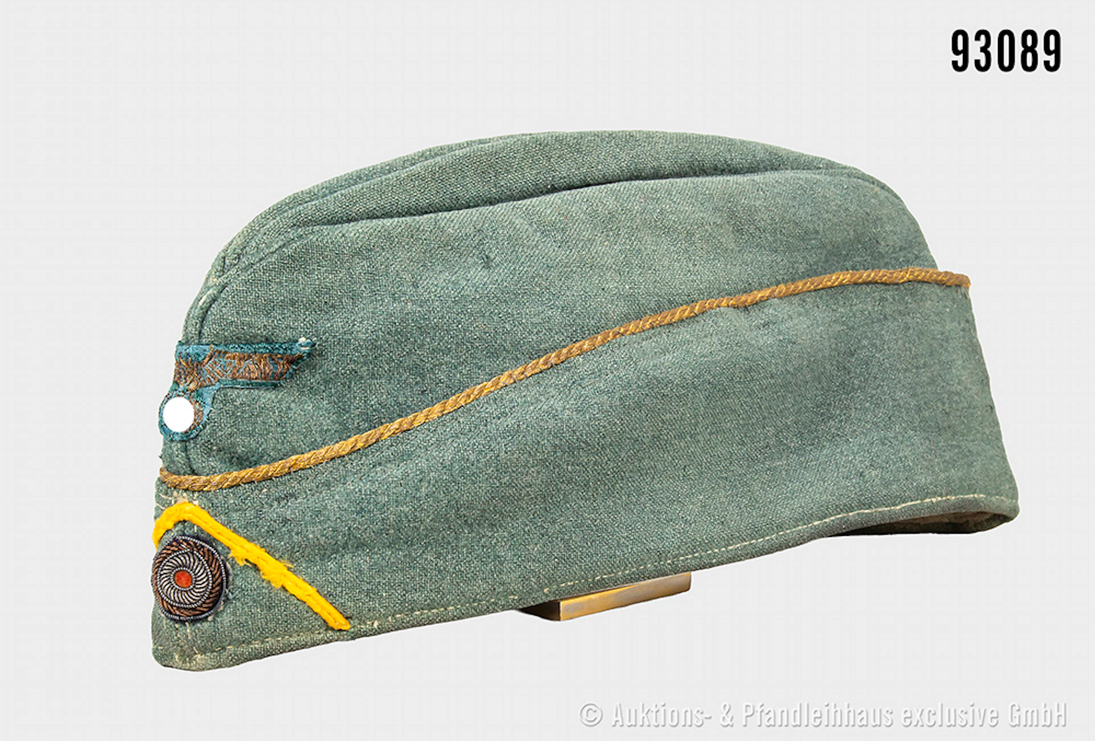 Schiffchen der Kriegsmarine, feldgraue Offiziersausf. der Marine-Landeinheiten