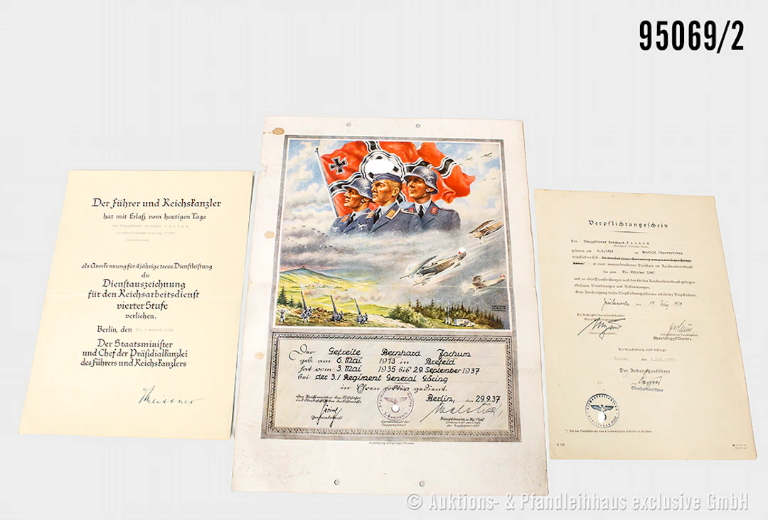 Dokumentennachlass eines Gefreiten im Regiment General Göring, Feld-Regiment