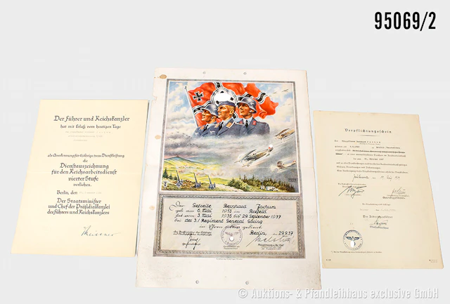 Dokumentennachlass eines Gefreiten im Regiment General Göring, Feld-Regiment