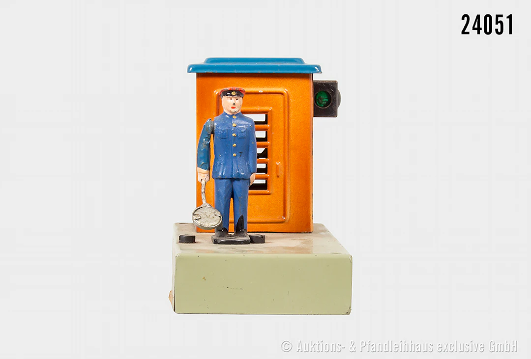 Märklin H0: 469.1 elektrischer Fahrdienstleiter, blaues Dach, orangene