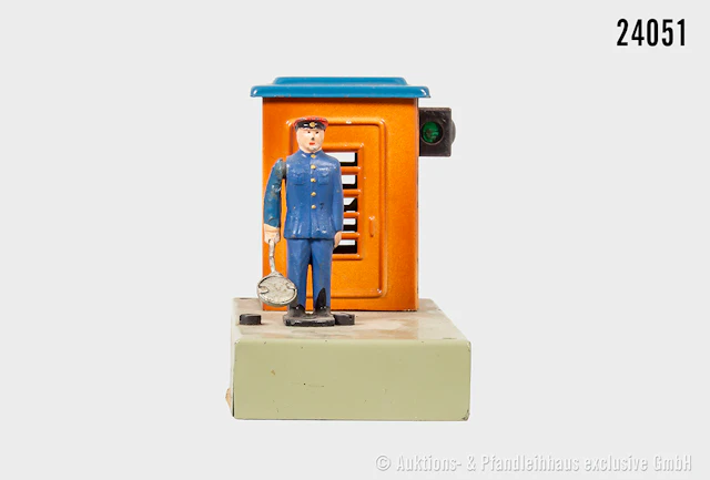 Märklin H0: 469.1 elektrischer Fahrdienstleiter, blaues Dach, orangene