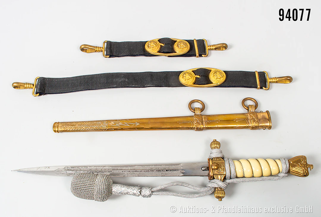 Offiziersdolch der Kriegsmarine, Hersteller "E. F. Hörster Solingen"