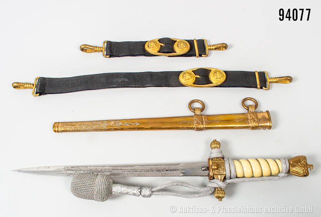Offiziersdolch der Kriegsmarine, Hersteller "E. F. Hörster Solingen"