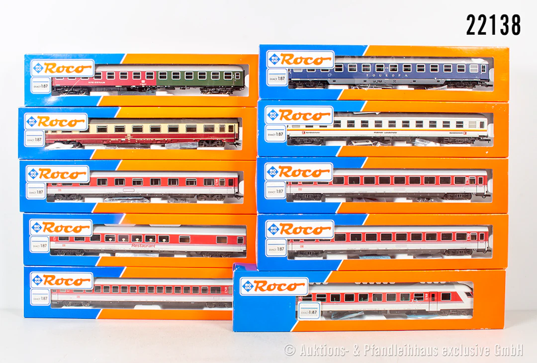 Roco H0: Reisezugwagen, DB, Z 1-2, OVP
