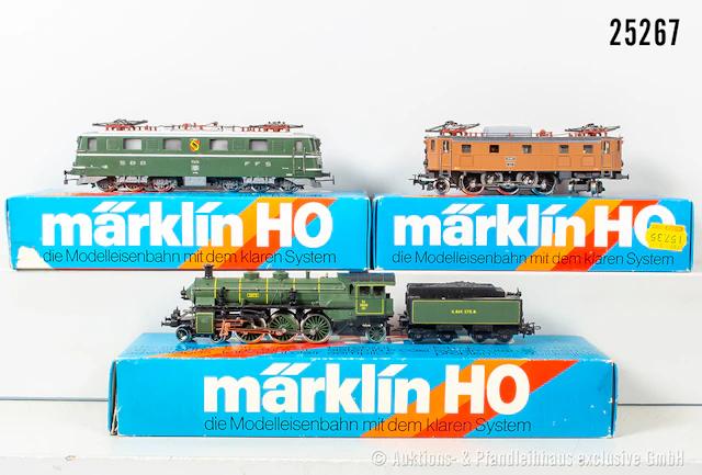 Märklin H0: 3151 E-Lok, SBB, BN 10 410 & 3050 E-Lok, SBB, BN 11414