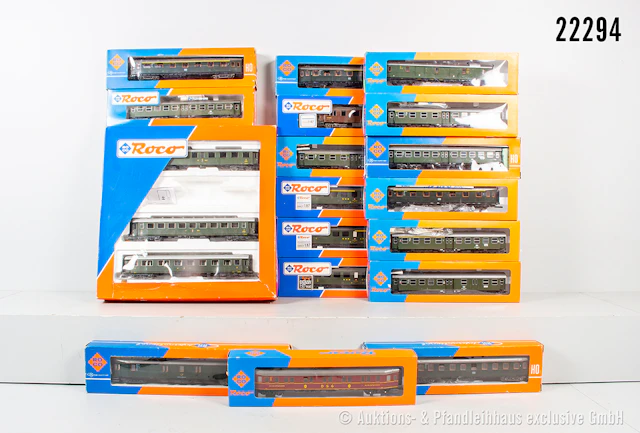Roco H0: 20x Reisezugwagen DB/SBB, AC, Z 1-3, OVP