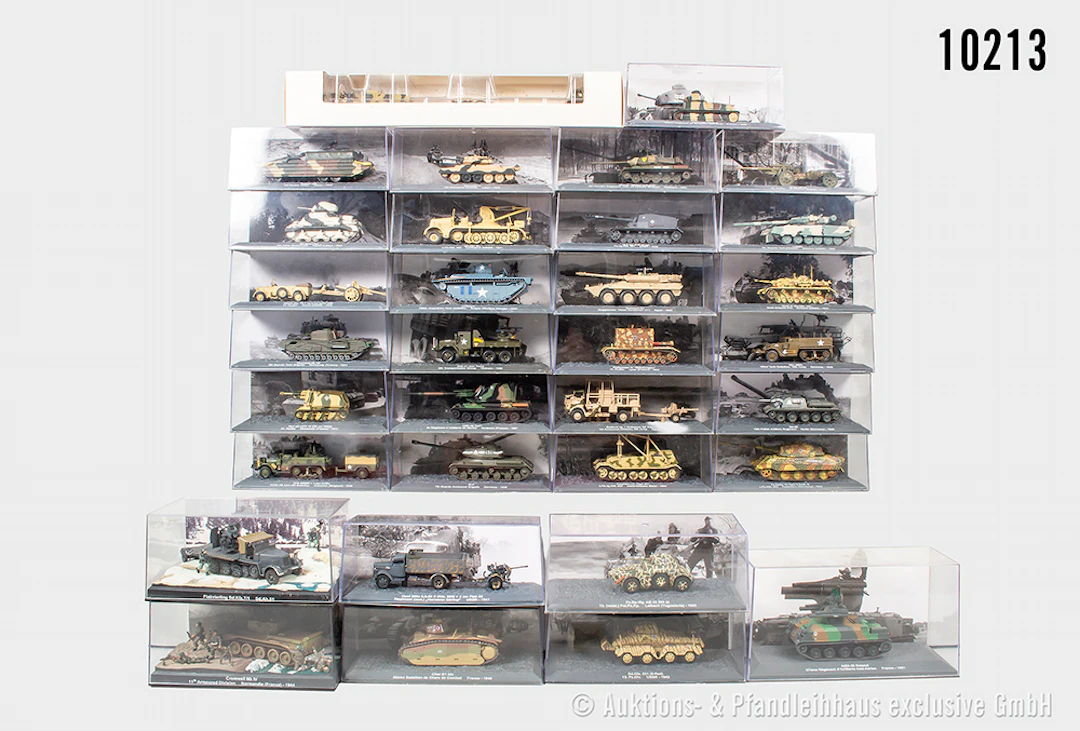 Überwiegend DeAgostini Militärmodelle, überwiegend Panzer, Kunststoff