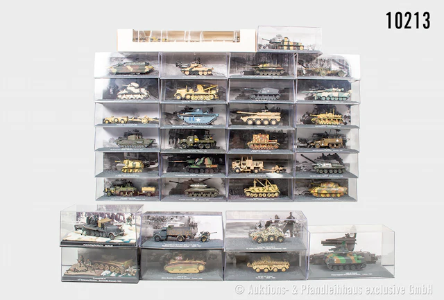 Überwiegend DeAgostini Militärmodelle, überwiegend Panzer, Kunststoff