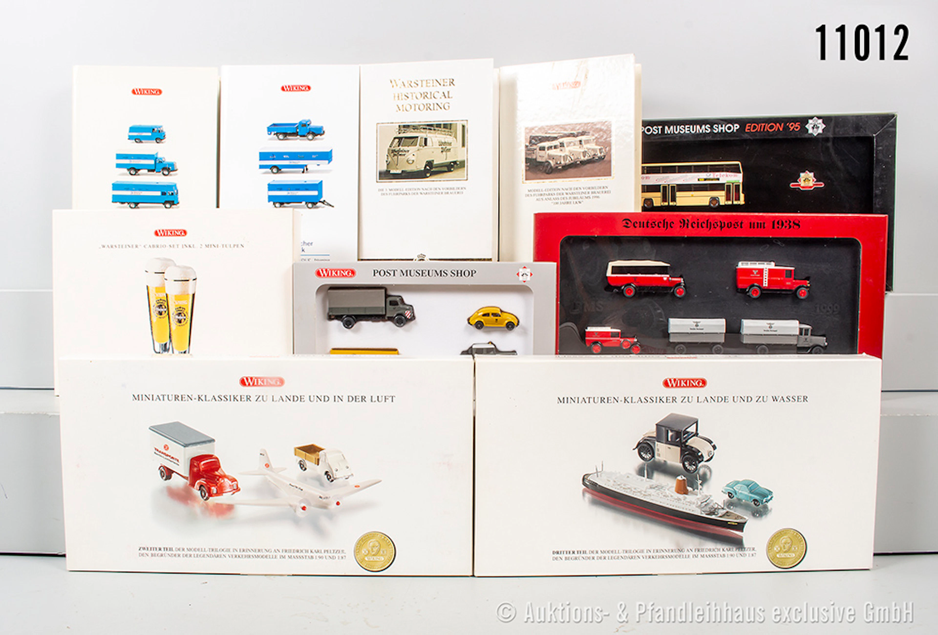 Wiking H0 Setpackungen, dabei Miniaturen Klassiker zu Lande und zu