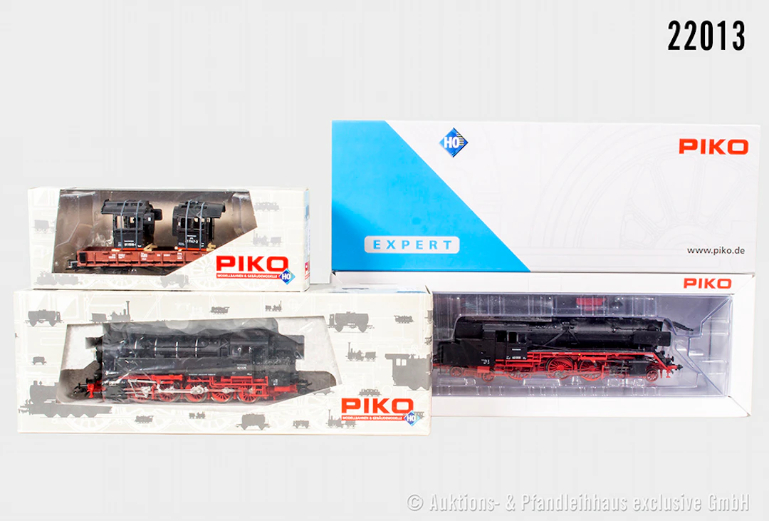 2x Piko H0 Dampfloks, DB: 50700, BN 62002 & 50042, BN 82 025, beide